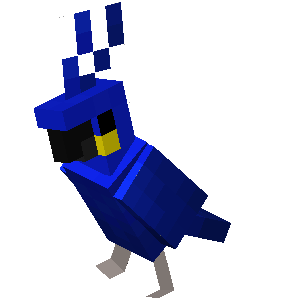 My blue Minecraft Parrot
